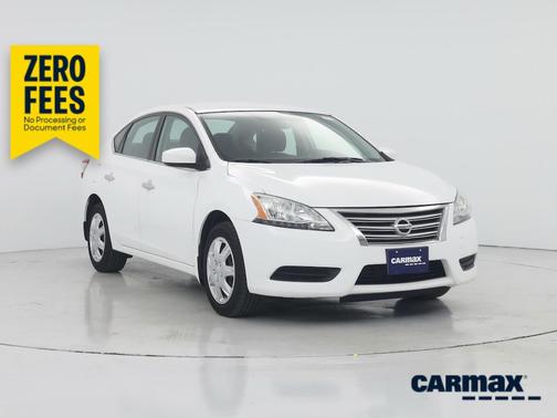 White 2015 Nissan Sentra SV
