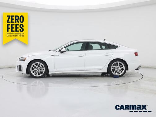 White 2024 Audi A5 Sportback S-Line Premium Plus
