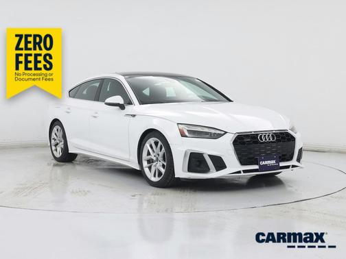 White 2024 Audi A5 Sportback S-Line Premium Plus