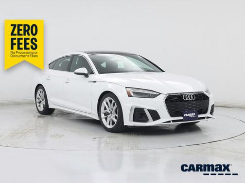 White 2024 Audi A5 Sportback S-Line Premium Plus