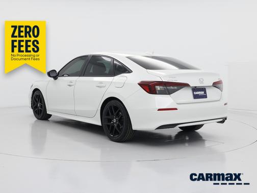 White 2025 Honda Civic Sport