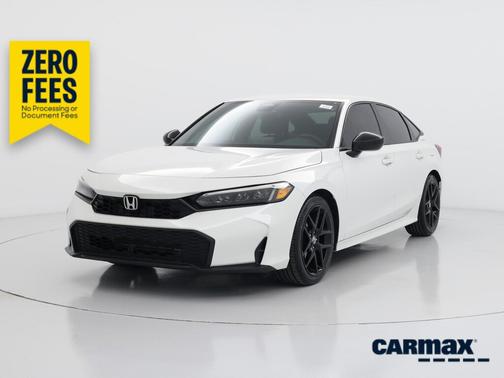 White 2025 Honda Civic Sport