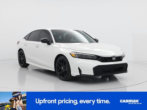 White 2025 Honda Civic Sport