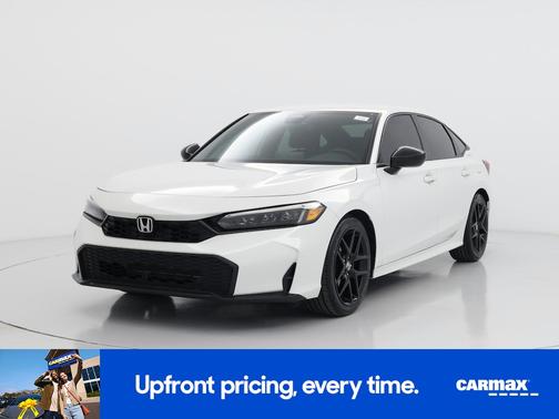 White 2025 Honda Civic Sport