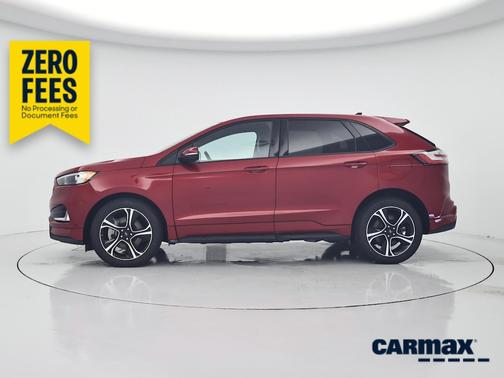 Red 2021 Ford Edge ST