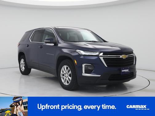 Blue 2023 Chevrolet Traverse LS