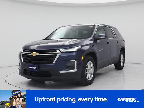 Blue 2023 Chevrolet Traverse LS