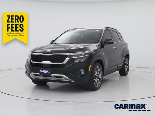 Black 2021 Kia Seltos SX