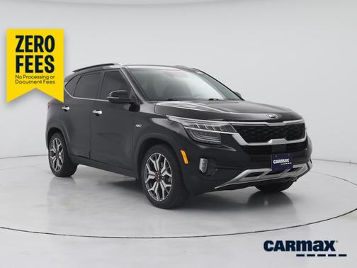 Black 2021 Kia Seltos SX