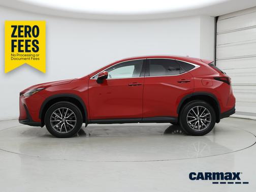 Red 2022 Lexus NX 350