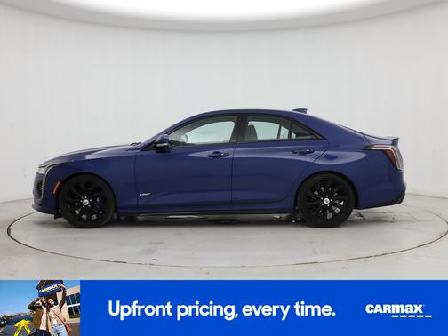 Blue 2020 Cadillac CT4 V
