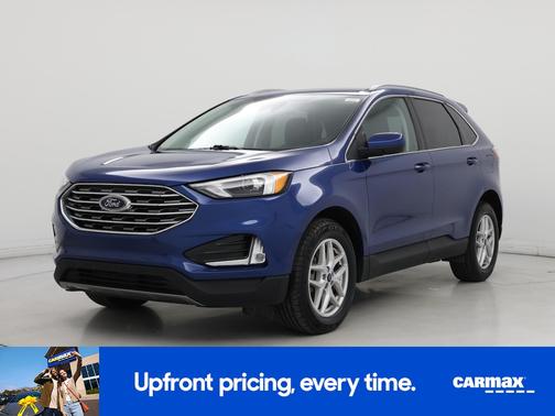 Blue 2022 Ford Edge SEL