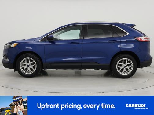Blue 2022 Ford Edge SEL