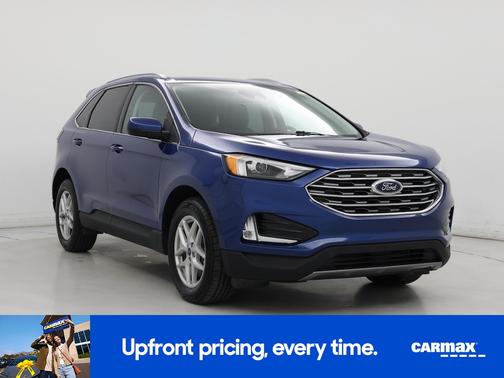 Blue 2022 Ford Edge SEL