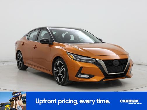 Orange 2021 Nissan Sentra SR