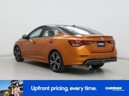 Orange 2021 Nissan Sentra SR