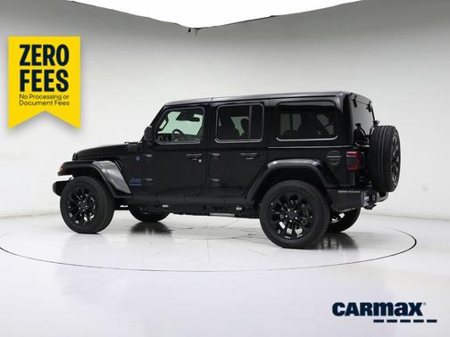 Black 2025 Jeep Wrangler 4xe Sahara