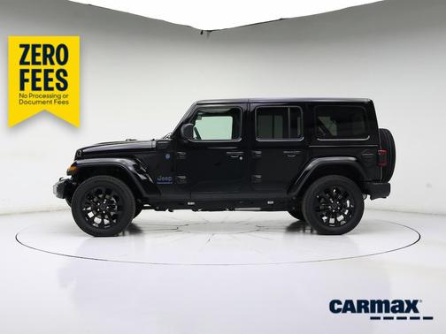 Black 2025 Jeep Wrangler 4xe Sahara