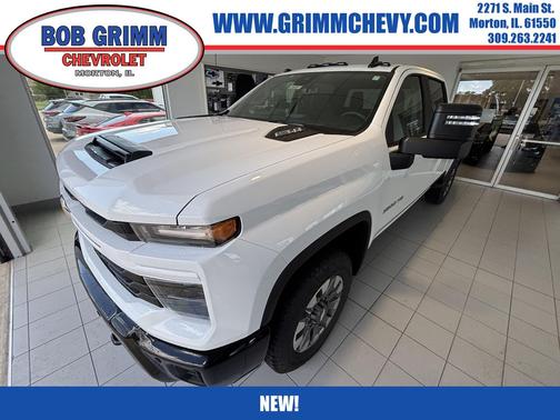 Summit White 2026 Chevrolet Silverado 2500 Custom