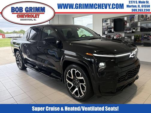 Black 2024 Chevrolet Silverado EV First-Edition RST 4WD