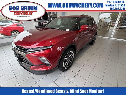 Radiant Red Tintcoat 2025 Chevrolet Blazer RS