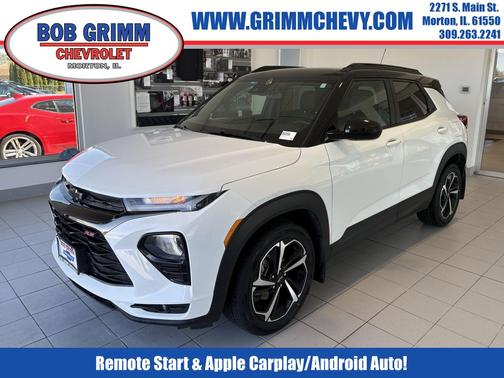 Summit White 2022 Chevrolet Trailblazer RS