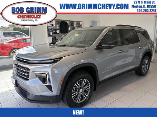 Sterling Gray Metallic 2026 Chevrolet Traverse LT