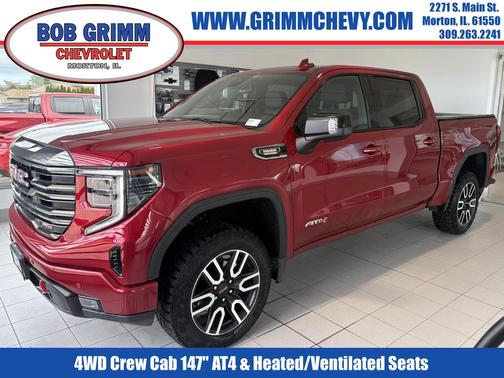 Volcanic Red Tintcoat 2023 GMC Sierra 1500 AT4