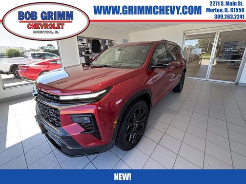 Radiant Red Tintcoat 2026 Chevrolet Traverse RS