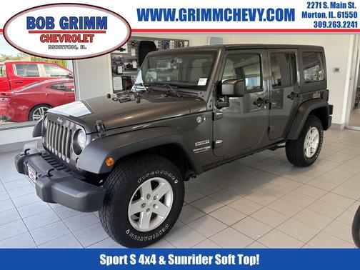 Granite Crystal Metallic Clearcoat 2018 Jeep Wrangler JK Unlimited Sport