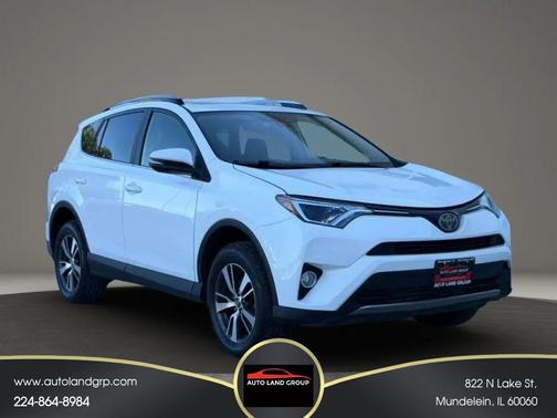 Super White 2017 Toyota RAV4 XLE