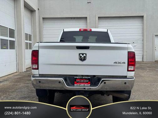 2018 RAM 2500 Tradesman Crew Cab 4x4 8' Box