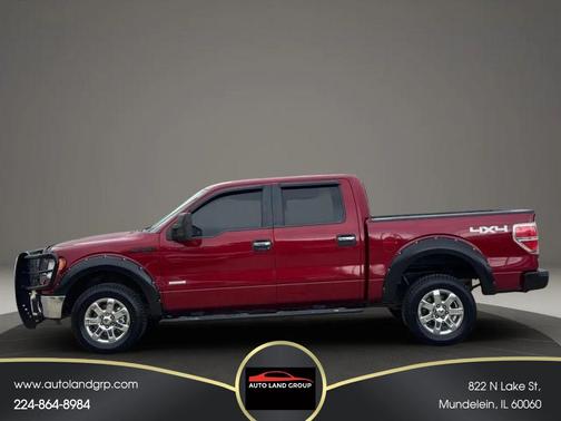 Red 2013 Ford F-150 XLT