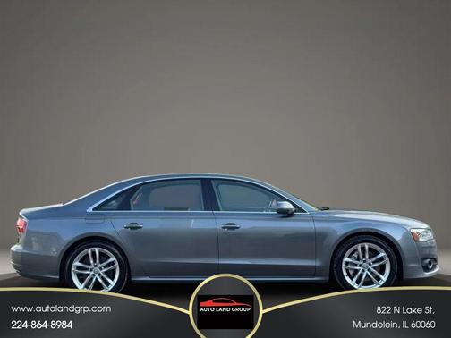 Gray 2017 Audi A8 L 3.0T