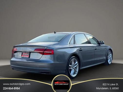 Gray 2017 Audi A8 L 3.0T