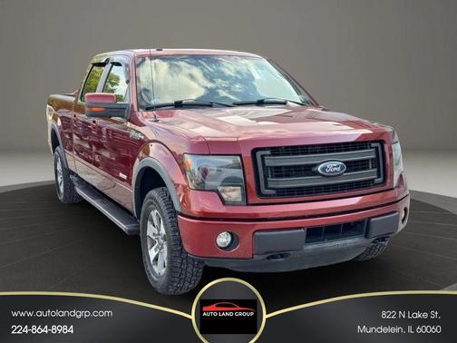 Red 2014 Ford F-150 FX4