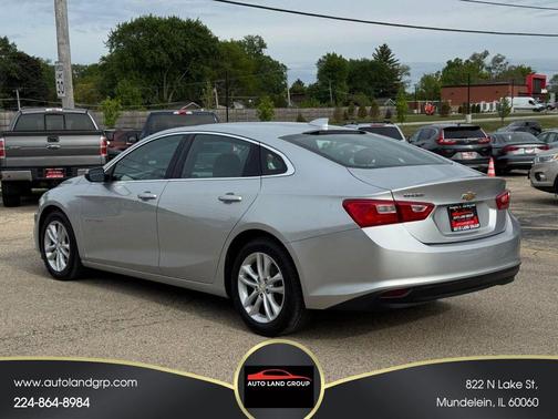 Silver 2016 Chevrolet Malibu LT Sedan 4D