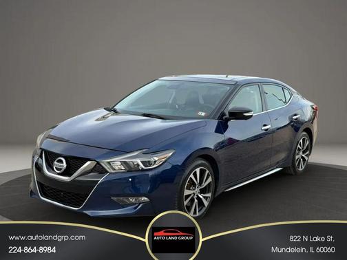 Blue 2016 Nissan Maxima 3.5 Platinum