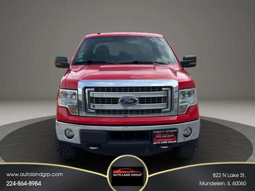 Red 2014 Ford F-150 XLT