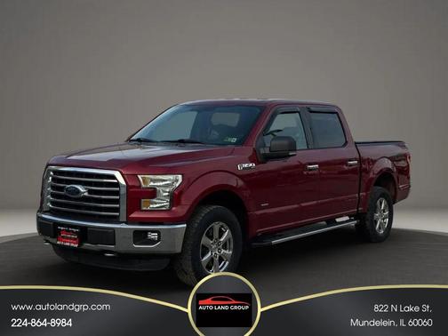Red 2016 Ford F-150 XLT