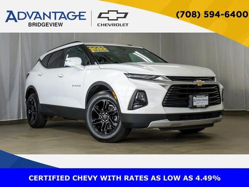 Summit White 2022 Chevrolet Blazer 2LT