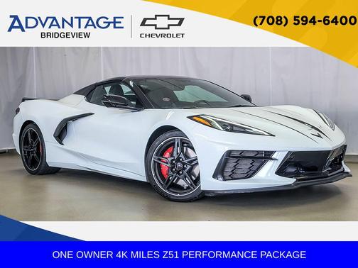 Arctic White 2021 Chevrolet Corvette Stingray w/2LT