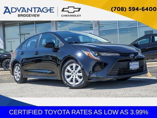 Midnight Black Metallic 2024 Toyota Corolla LE