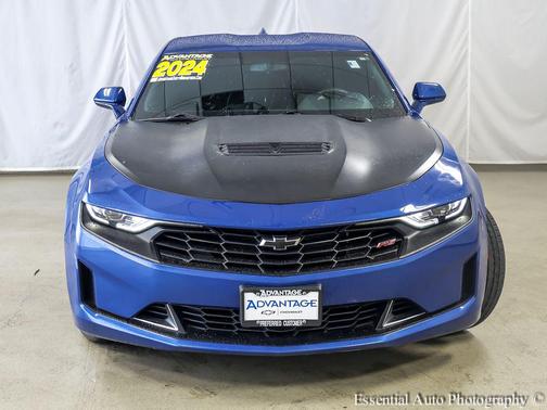 Riverside Blue Metallic 2024 Chevrolet Camaro RWD Coupe LT1
