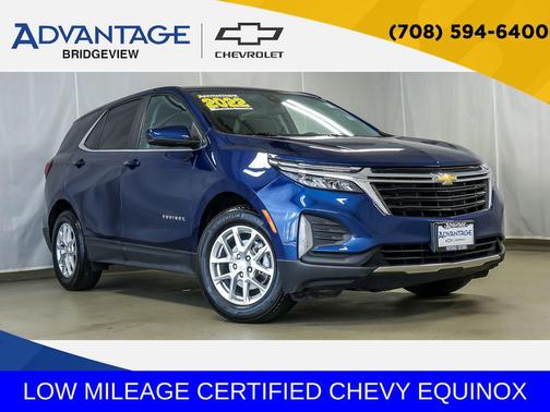 Blue Glow Metallic 2022 Chevrolet Equinox 1LT