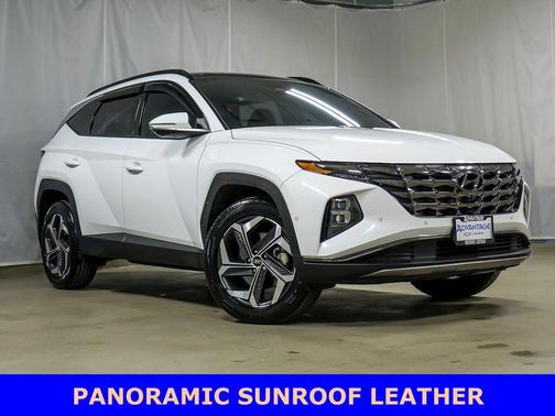 Serenity White Pearl 2023 Hyundai TUCSON Limited