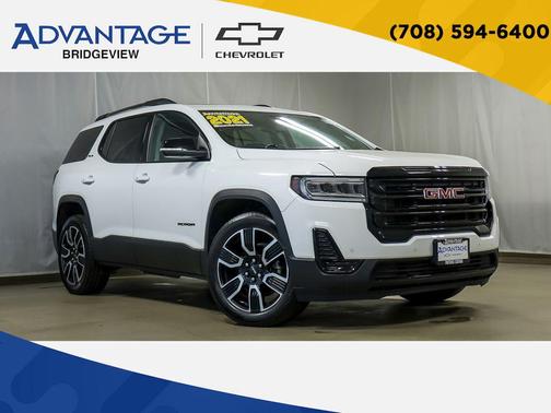 Summit White 2021 GMC Acadia AWD SLE