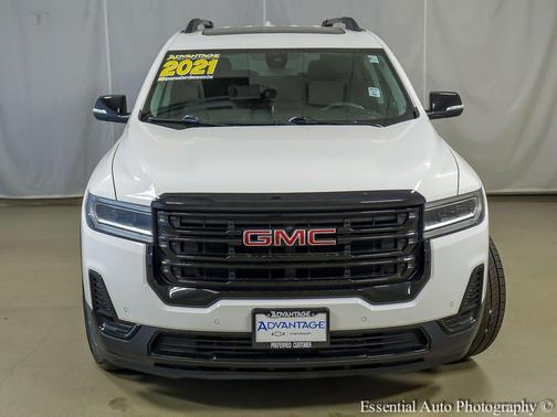 Summit White 2021 GMC Acadia AWD SLE