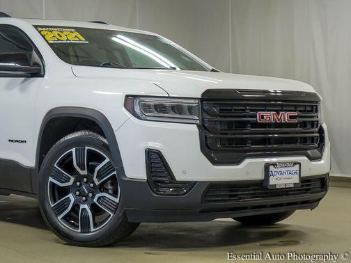 Summit White 2021 GMC Acadia AWD SLE