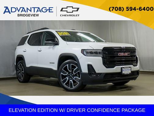 Summit White 2021 GMC Acadia AWD SLE